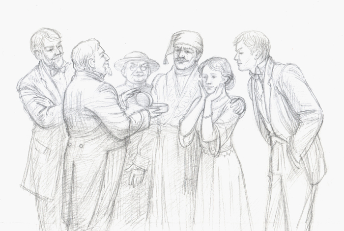 Иллюстрация к рассказу Г.К.Честертона