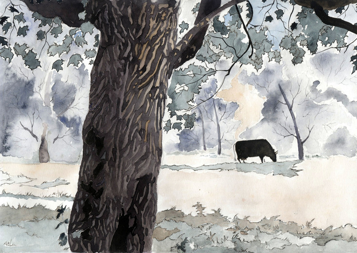 Летние воспоминания в пасторальном одиночестве.