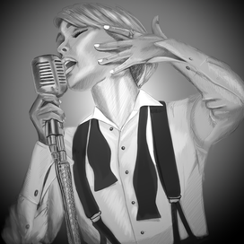 Портрет певицы 