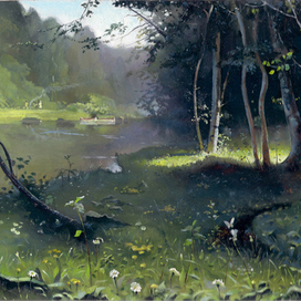 Лесная река