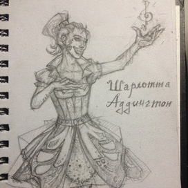 Скетч персонажа.