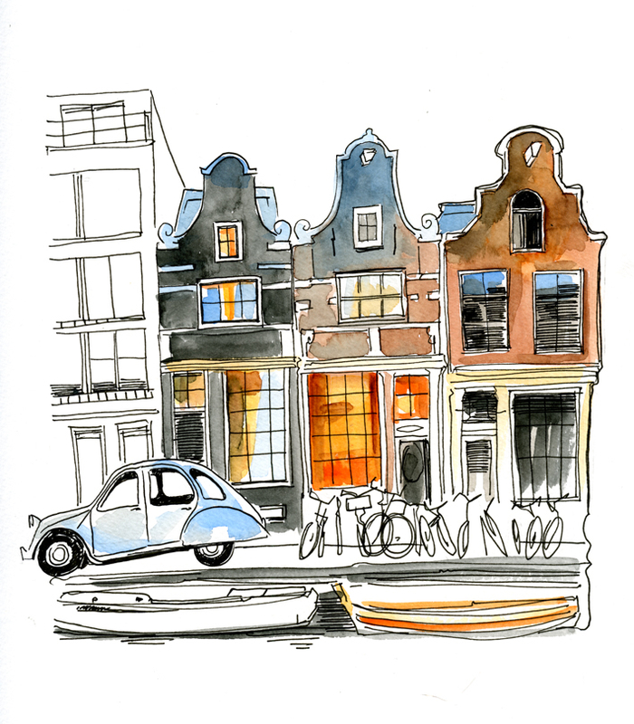 На амстердамском канале