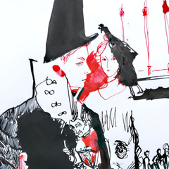 «На краю» серия илл. к произведению Пиковая дама, А.С. Пушкина