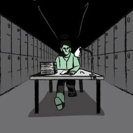 Иллюстрации для сет-дизайна "IT-NIGHT" мероприятие