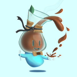 Персонаж для кофейни. Кемекс