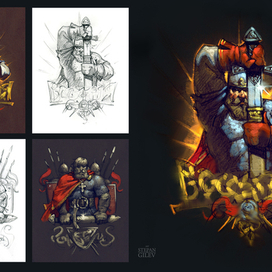 Эскиз арта "Богатырь"