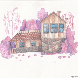 Весенний домик