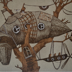 Из серии "Небывалое".Лист 4 "Новая жизнь".