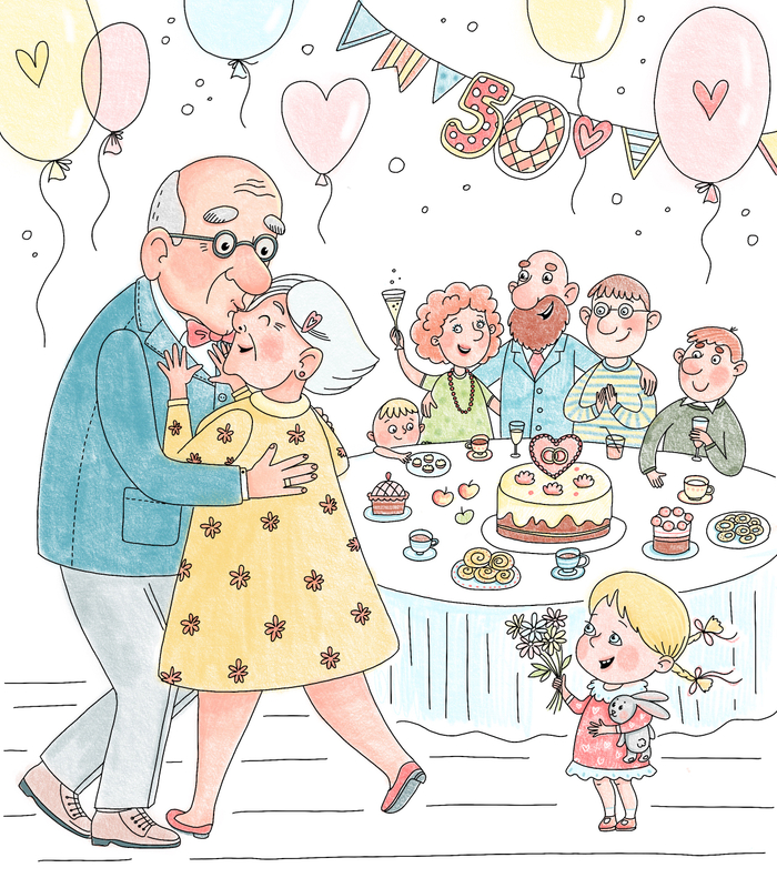 Золотая свадьба