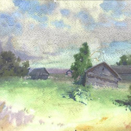 Летом в деревне