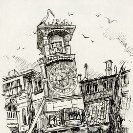 башня Резо Габриадзе