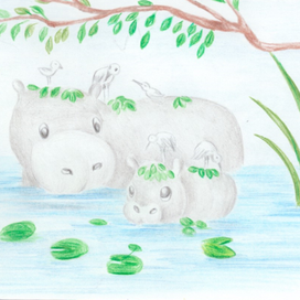 милые бегемотики