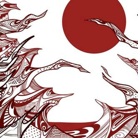 Красное солнце