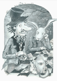 Иллюстрация к "Приключениям Алисы в Стране Чудес"