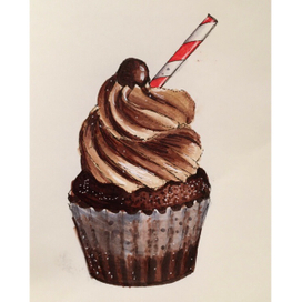 Шоколадный маффин