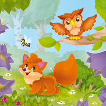 Разворот детской книги