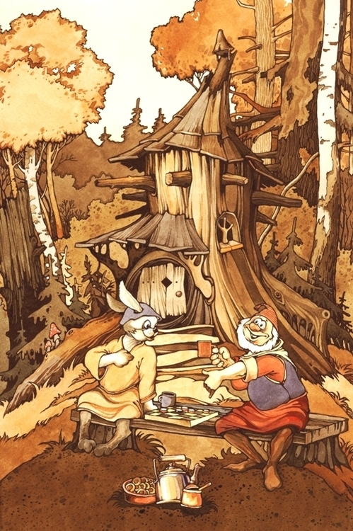 У гномика Себастьяна в гостях