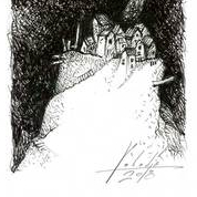 Дерево с облаками II, позитив