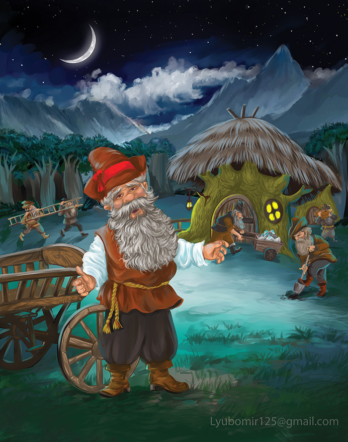 Иллюстрация к сказке Т. Эдел “ Приключения кота Батона”