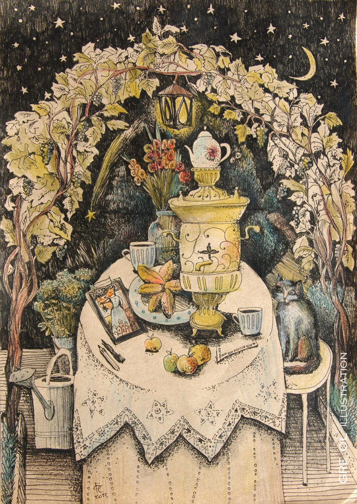 Дачный вечер