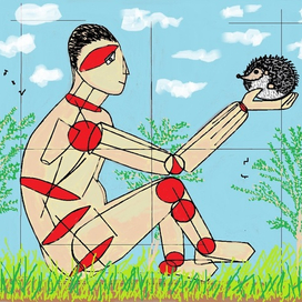 Ёжик и робот