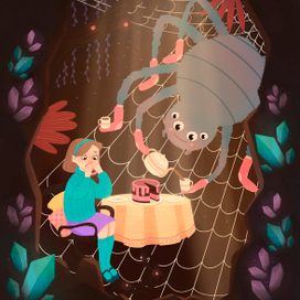 В гостях у паука