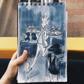 Inktober day 17. Graceful