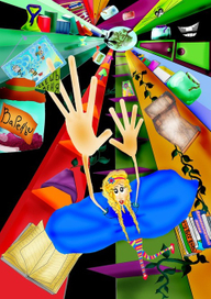 "А это глубокий колодец?" "Он такой,какой тебе захочется. так что падай себе и падай!!!"