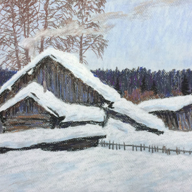 Старенький северный домик