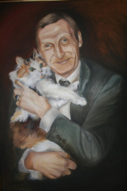 Мужчина с котом