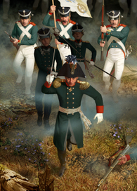 Полосная иллюстрация к рассказу "Отец-командир"