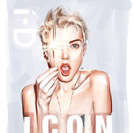 I-D 'THE AGYNESS DEYN ISSUE' 2008 ILLUSTATION