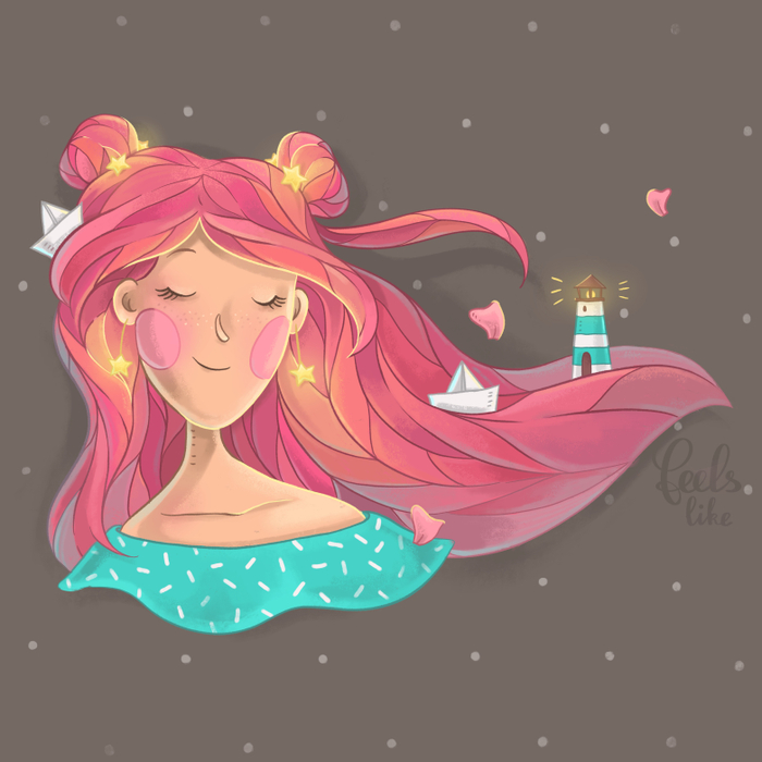 Девочка и маяк