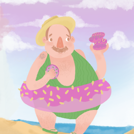 Любитль пончиков