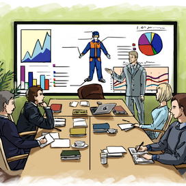 Набросок иллюстрации.