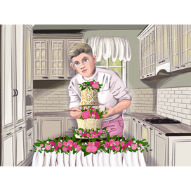 Персонаж хоббит-кондитер