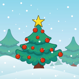 новогодняя  елочка