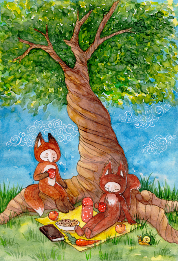 Пикник у дерева