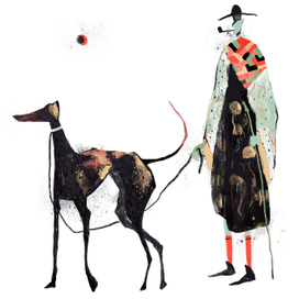 человек с собакой