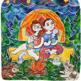 на природе как дома