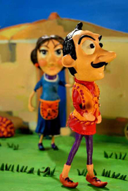 Герои армянских сказок, сделанные из пластилина