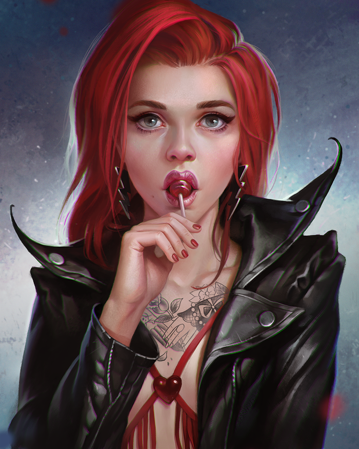 портрет подруги