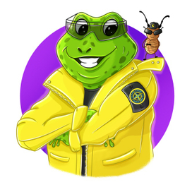 Аватар для магазина брендовой одежды «Жук и жаба»