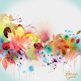 Акварель. Осенняя