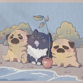 Иллюстрация для открытки