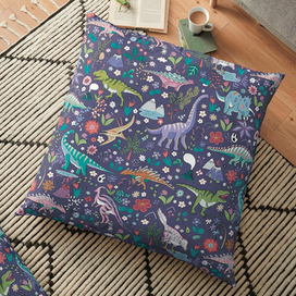 Динозавры бесшовный паттерн