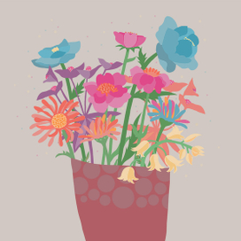 Весенний букет.