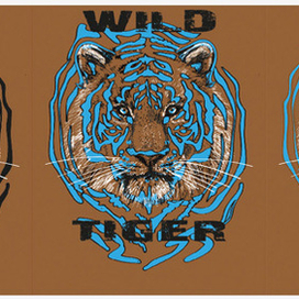 "WILD TIGER" принт