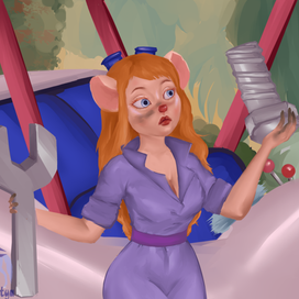 гаечка из мультика чип и дейл