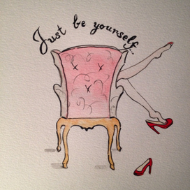 "Just be yourself"